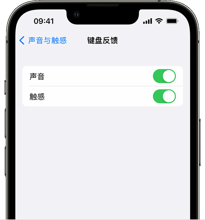 四方台苹果14维修店分享如何在 iPhone 14 机型中使用触感键盘 