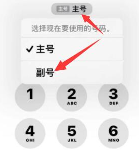 四方台苹果14维修店分享iPhone 14 Pro Max使用副卡打电话的方法 